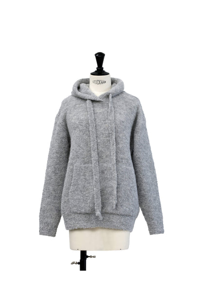 24FW Pull à capuche en alpaga avec boucle /CT24321