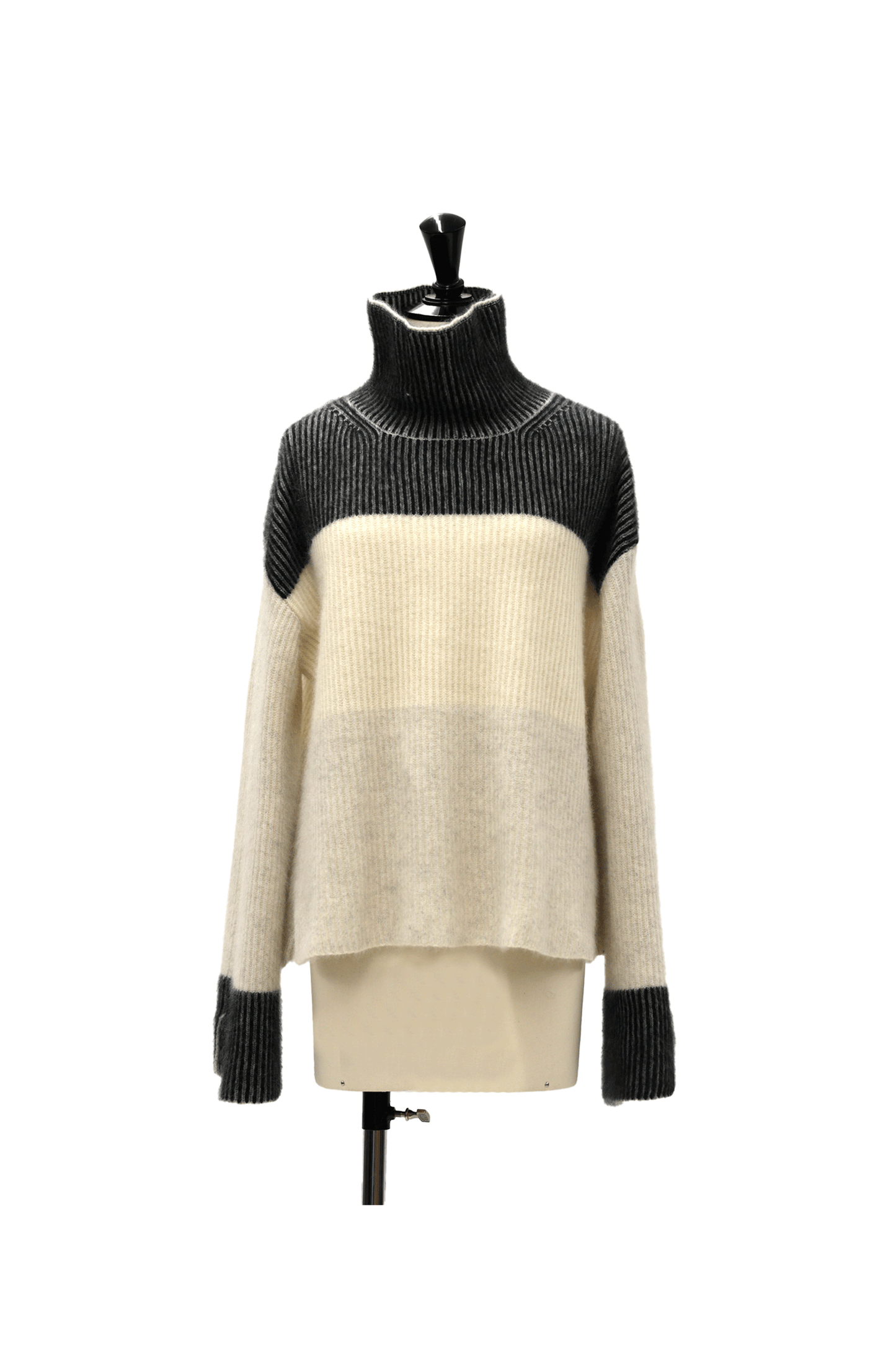 24AW Raccoon slit sleeve turtle neck /CT24330