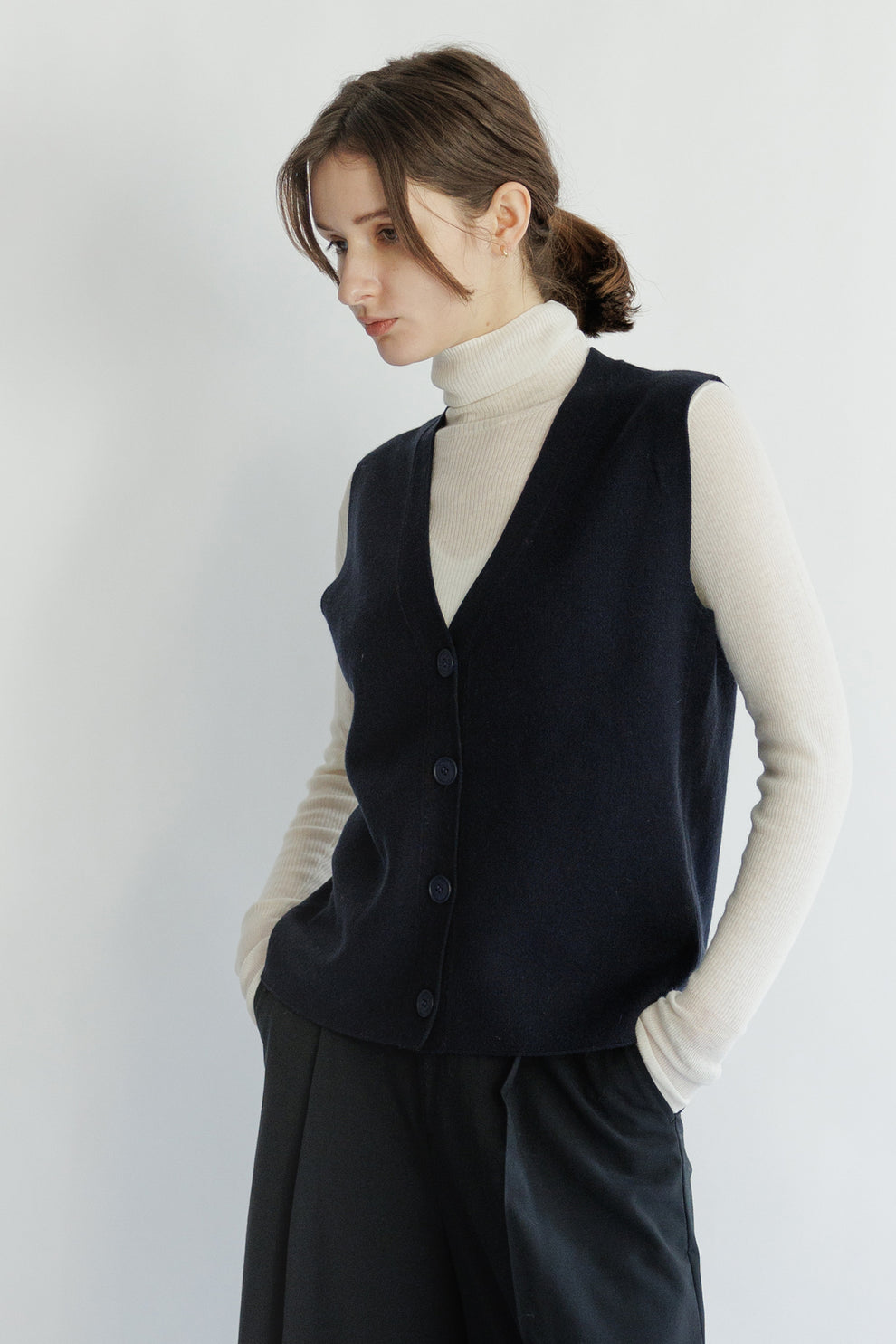 Pull en cachemire 100% pour hommes, décontracté, couleur unie, tricoté Pull en cachemire 100% pour hommes, décontracté, couleur unie, tricoté