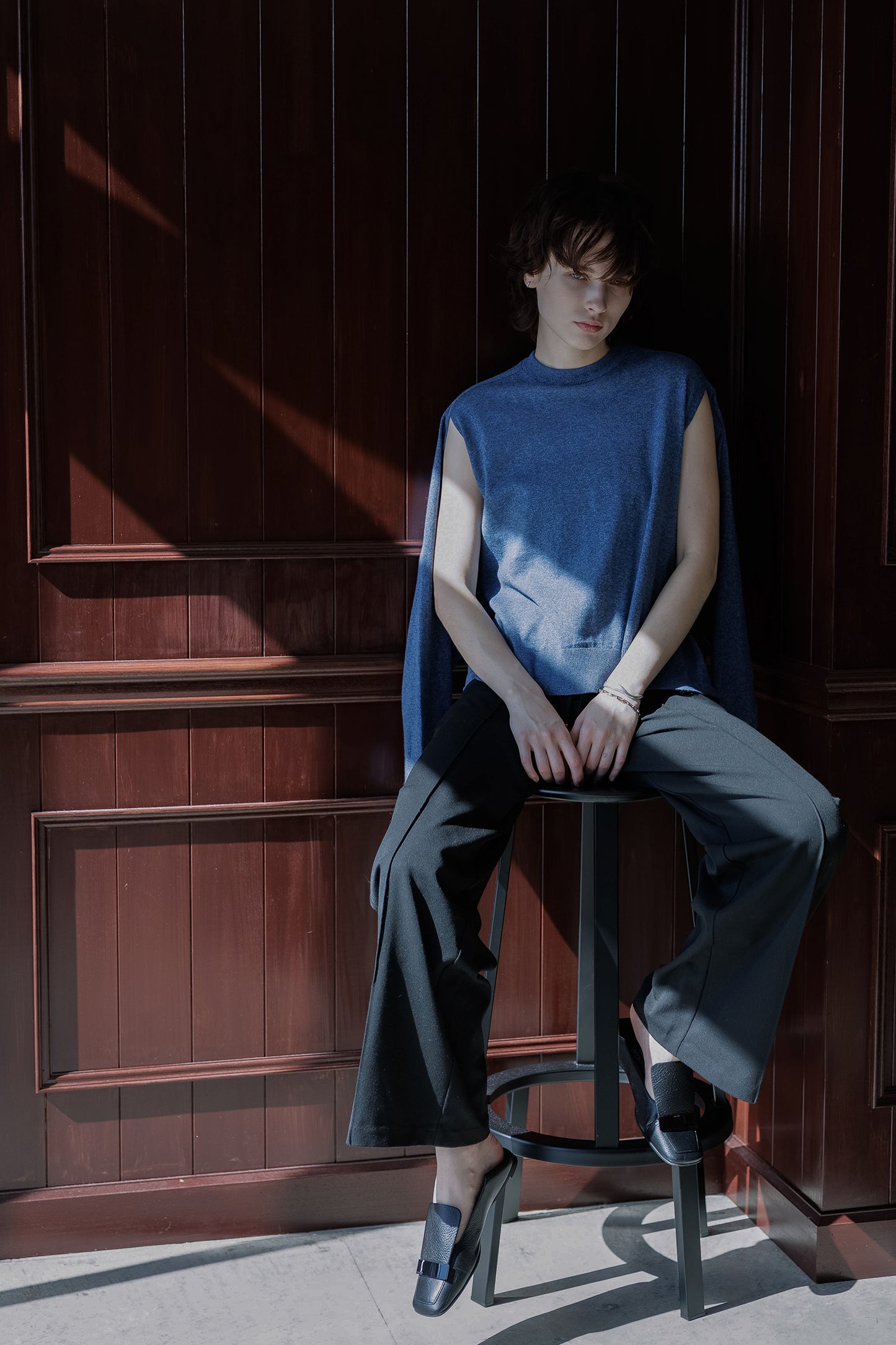 25AW cotton cashmere 2way pullover /CT25304