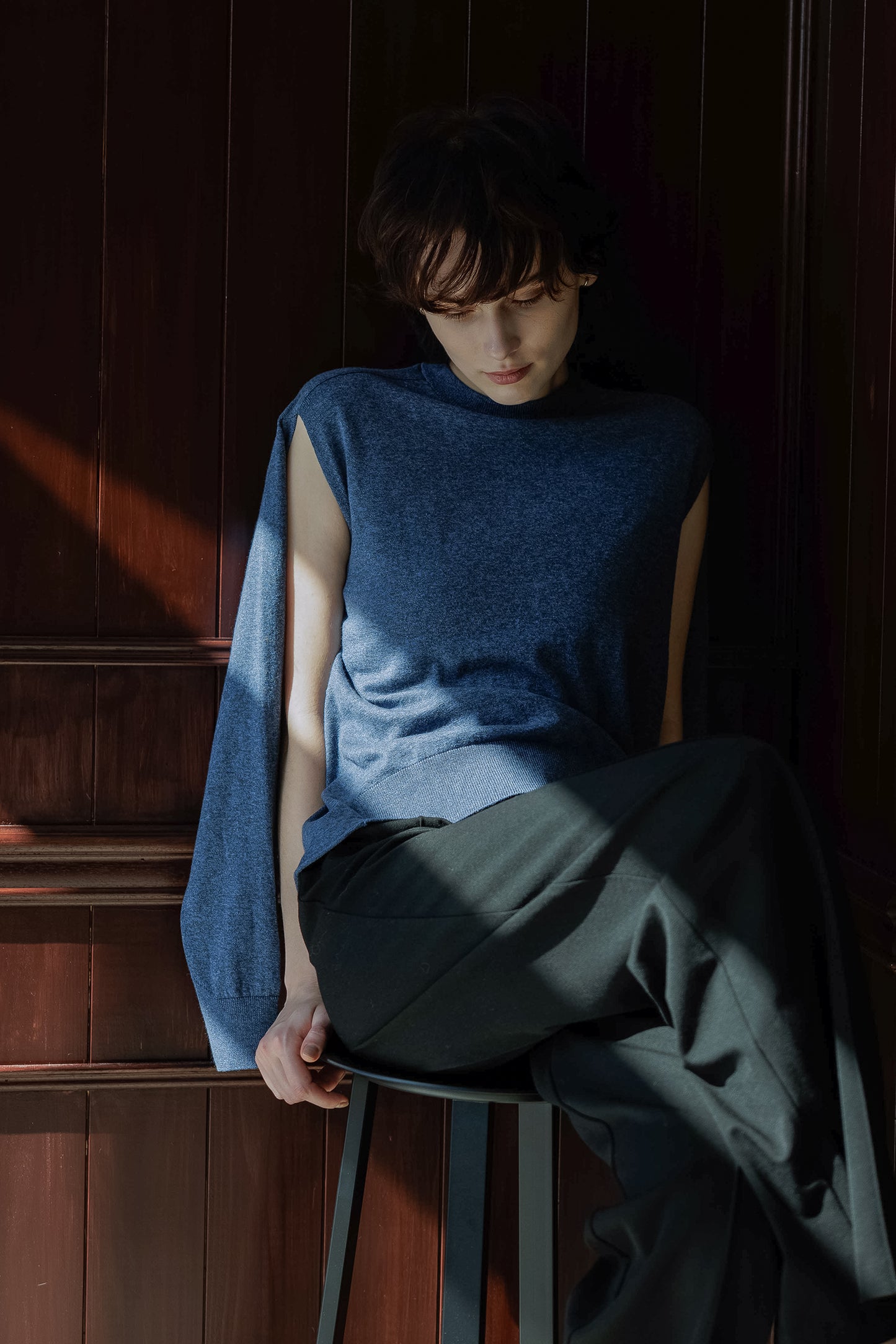 25AW cotton cashmere 2way pullover /CT25304