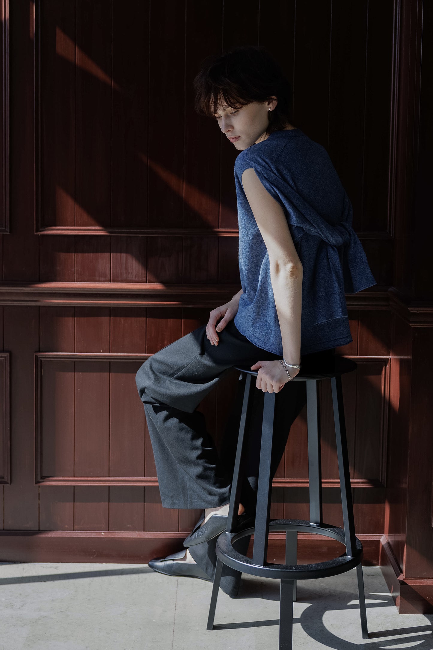 25AW cotton cashmere 2way pullover /CT25304