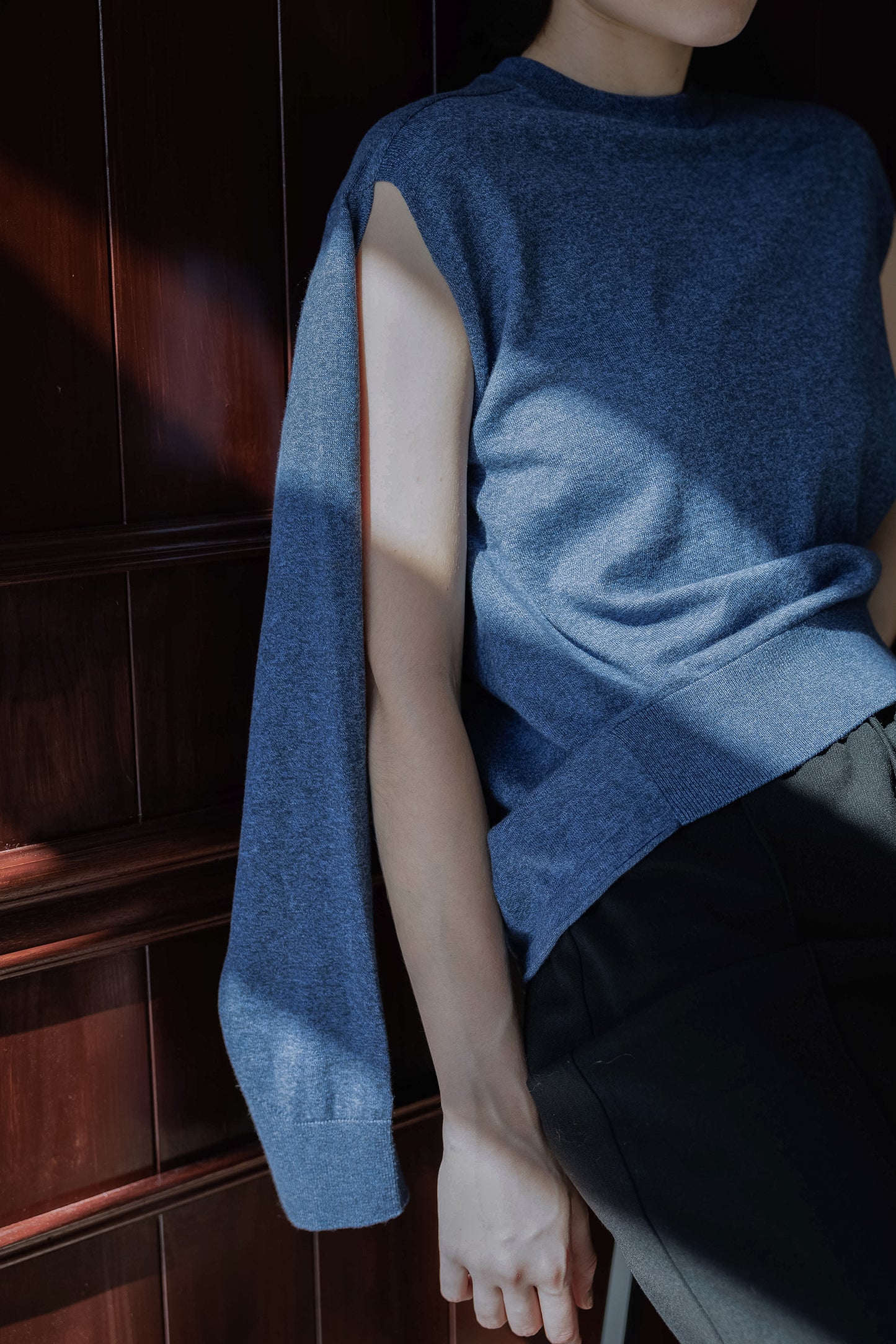 25AW cotton cashmere 2way pullover /CT25304