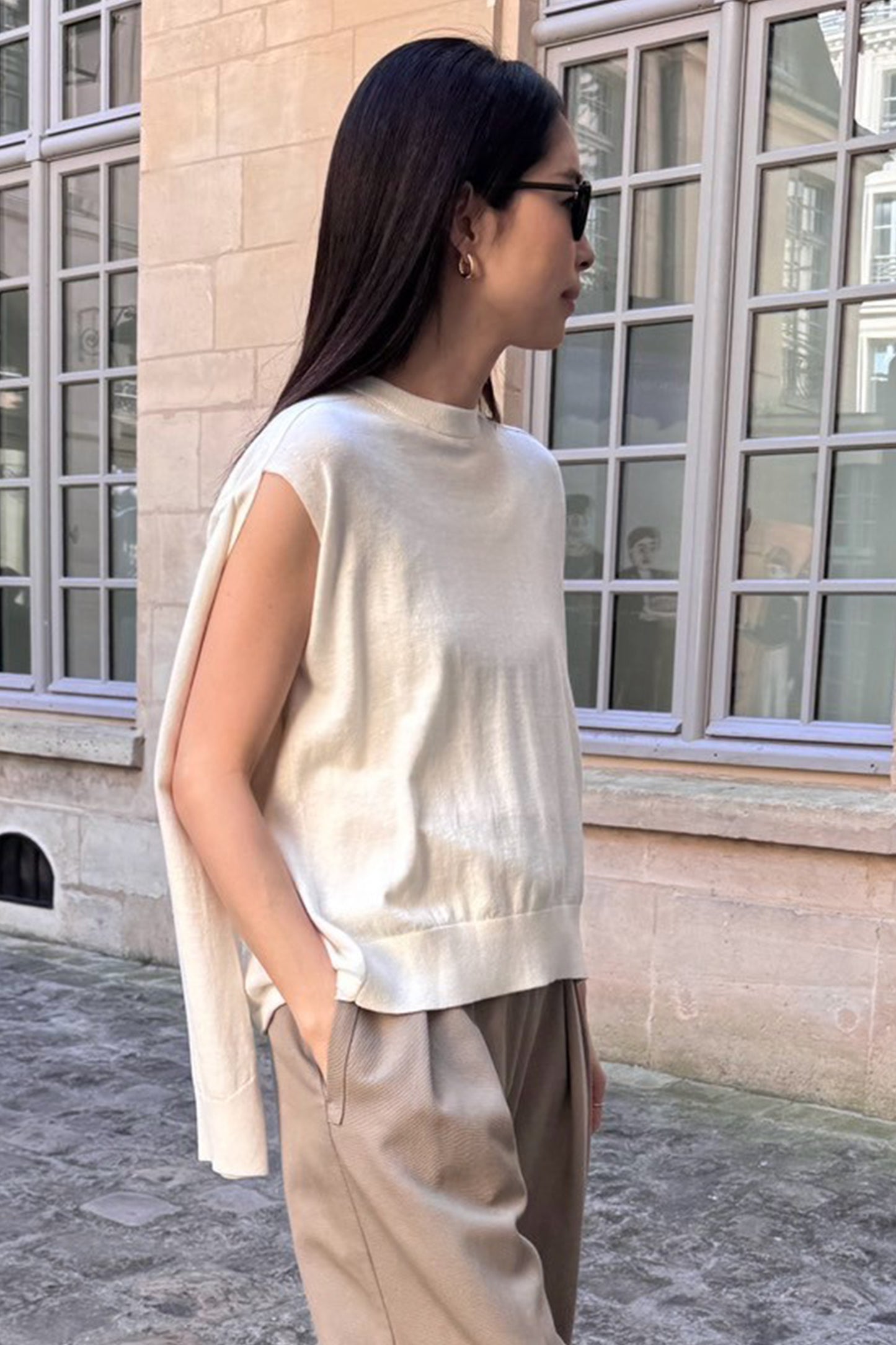 25AW cotton cashmere 2way pullover /CT25304