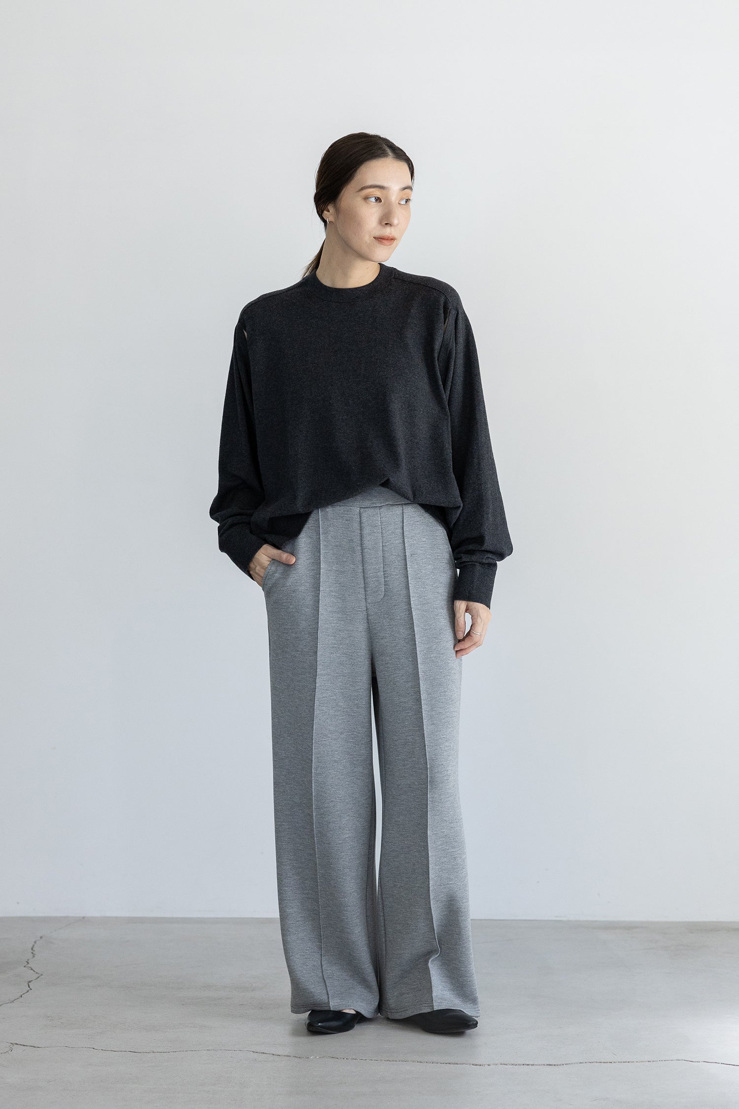 25AW Pull en coton et cachemire à double usage / CT25304