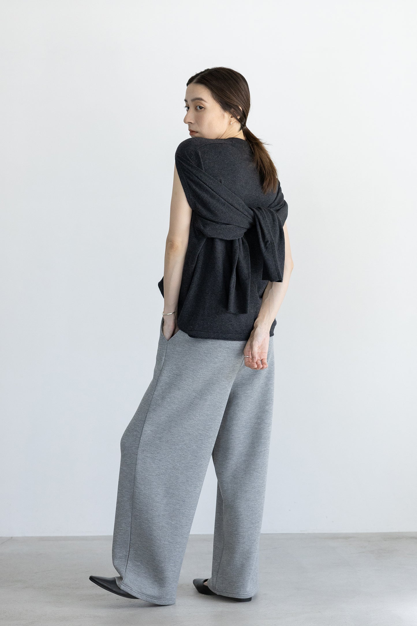 25AW cotton cashmere 2way pullover /CT25304