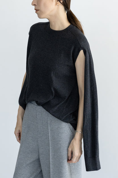 25AW cotton cashmere 2way pullover /CT25304