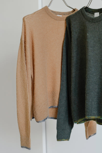 HOLIDAY20/ 25AW Pull en alpaga et laine rws/CT25309