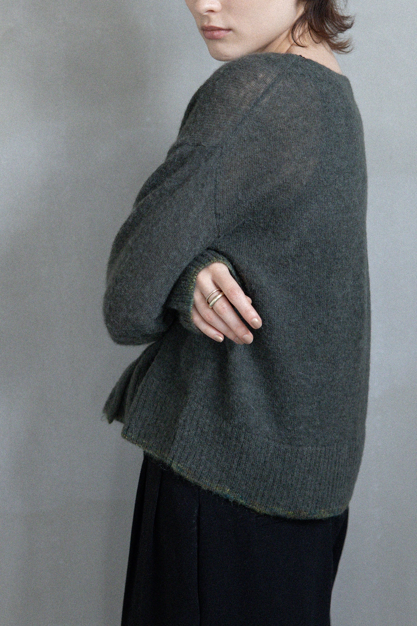 25AW Cardigan en alpaga et laine rws/CT25310