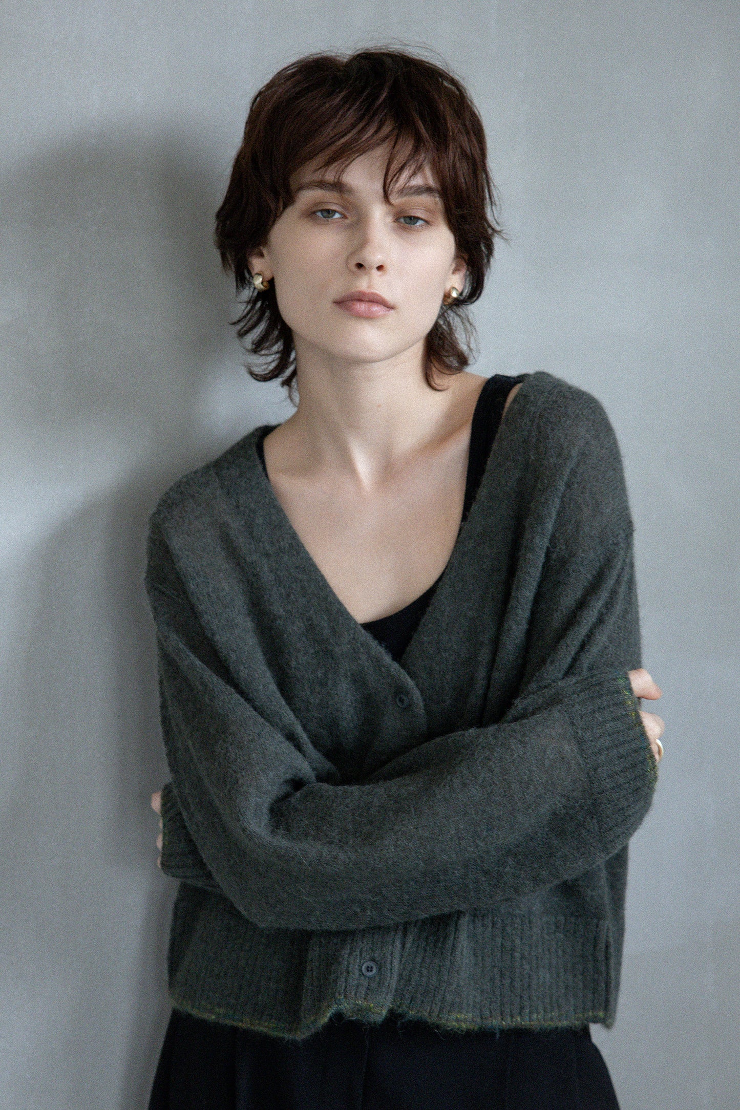 25AW Cardigan en alpaga et laine rws/CT25310