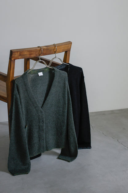 25AW Cardigan en alpaga et laine rws/CT25310