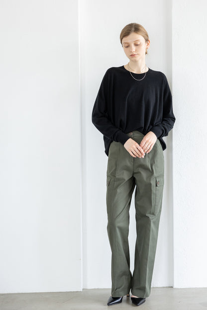 25AW wool raccoon oversize pullover /CT25311