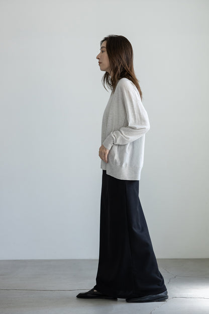 25AW wool raccoon oversize pullover /CT25311