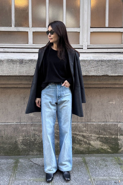 25AW Wool raccoon oversize pullover /CT25311