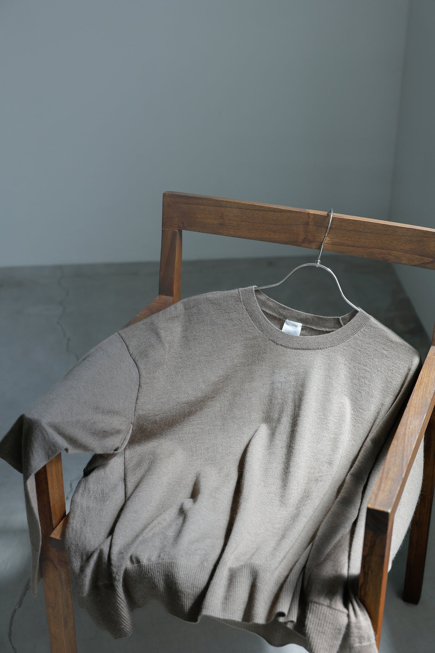 25AW wool raccoon oversize pullover /CT25311