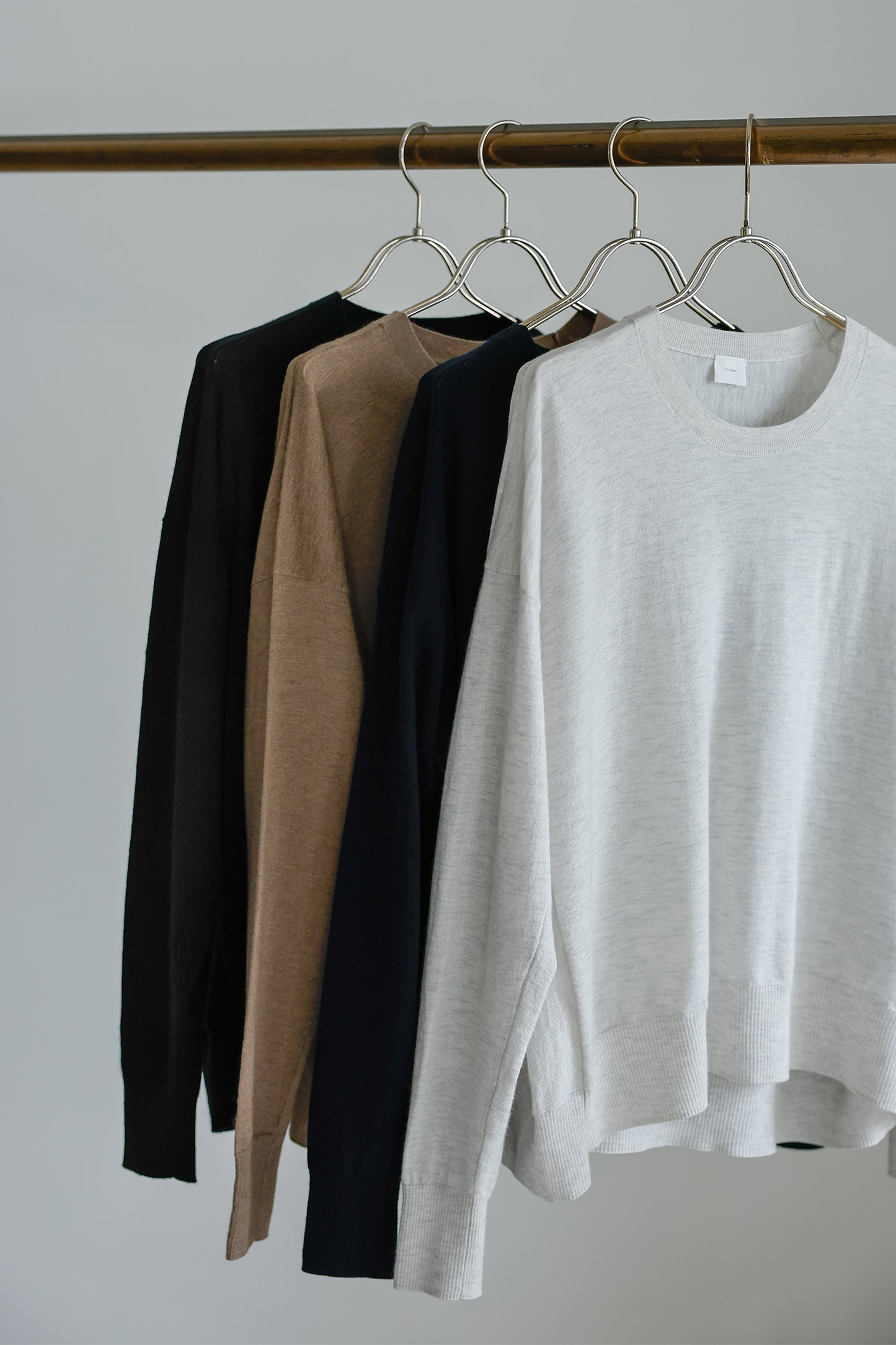 25AW wool raccoon oversize pullover /CT25311