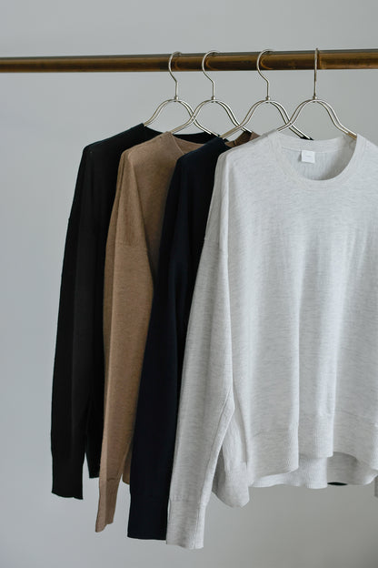 25AW wool raccoon oversize pullover /CT25311