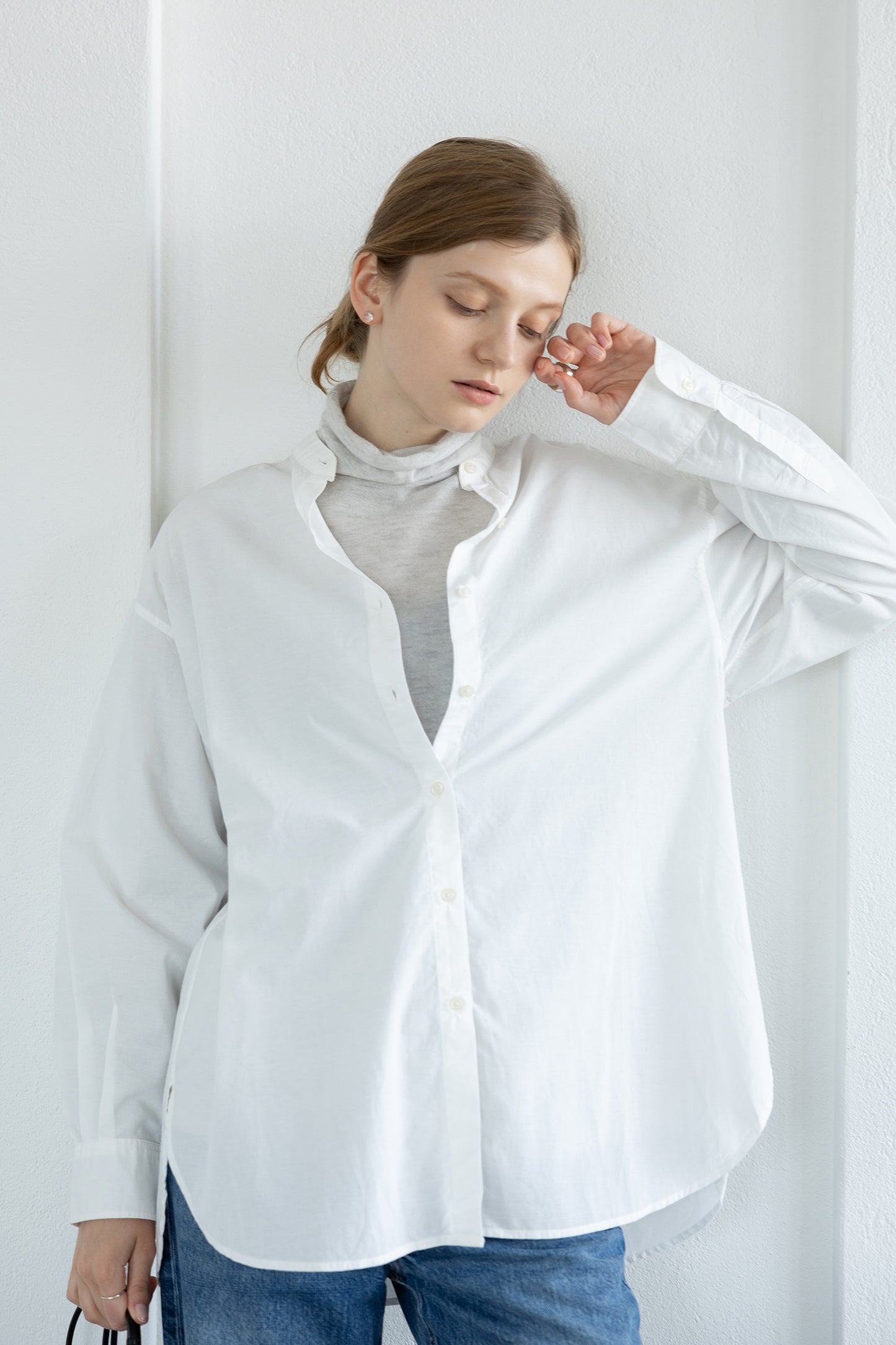 25AW Wool raccoon turtleneck pullover /CT25312