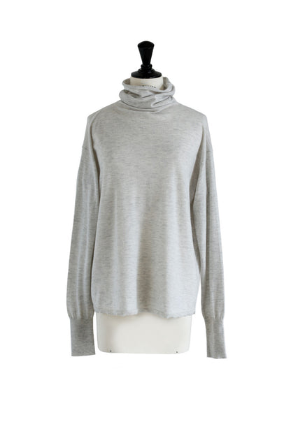 25AW Wool raccoon turtleneck pullover /CT25312