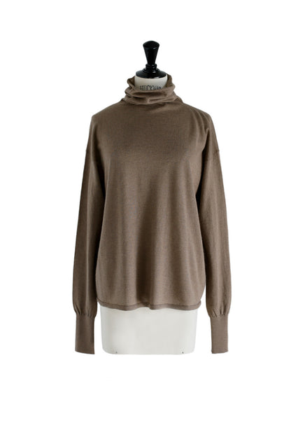 25AW Wool raccoon turtleneck pullover /CT25312