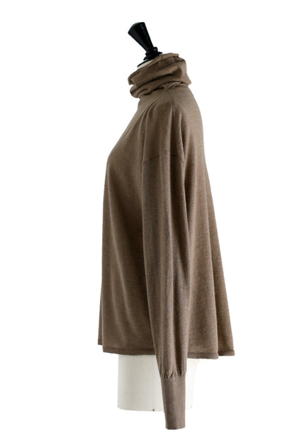 25AW Wool raccoon turtleneck pullover /CT25312