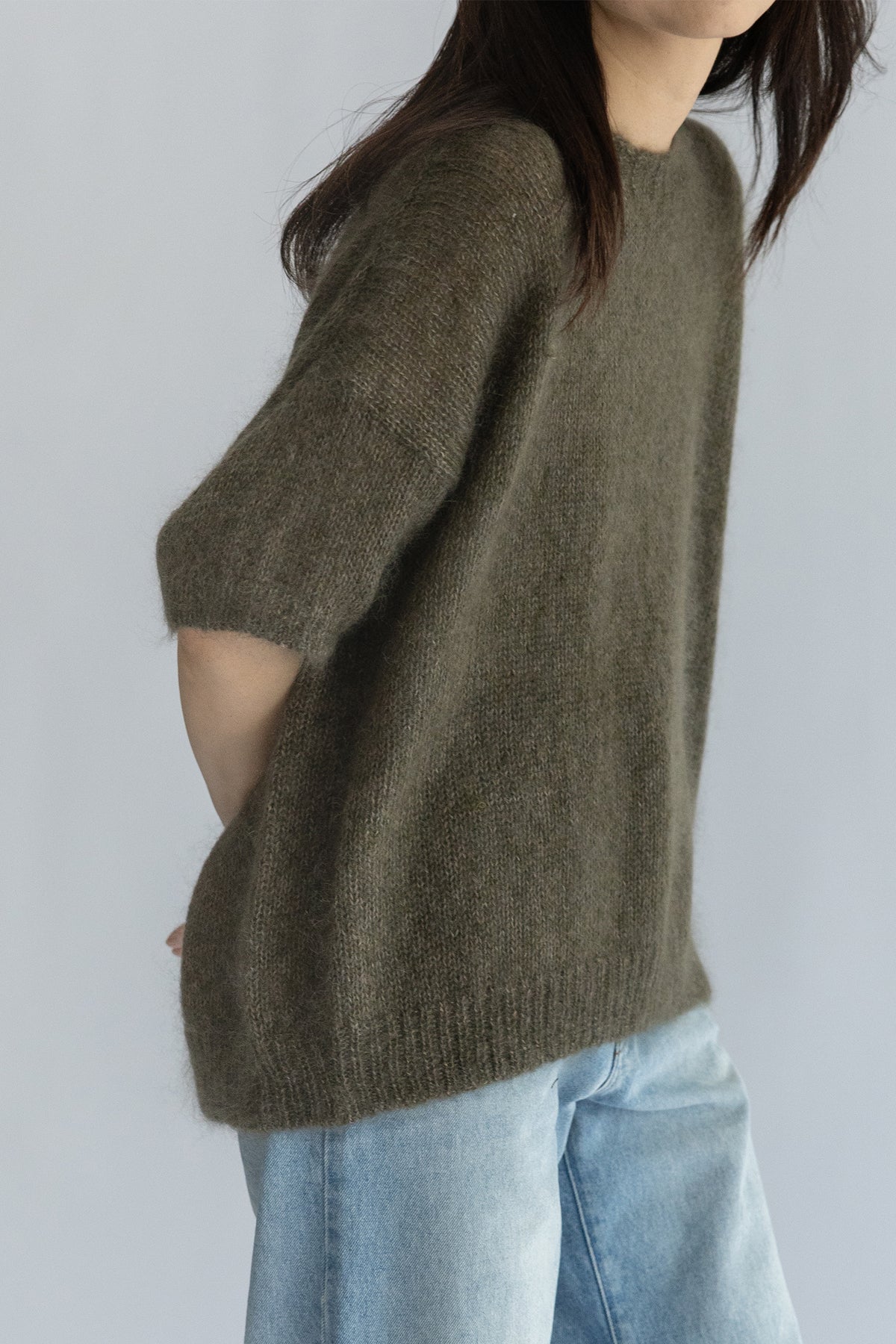 25AW Mohair silk half sleeve pullover /CT25313 – C.T.plage