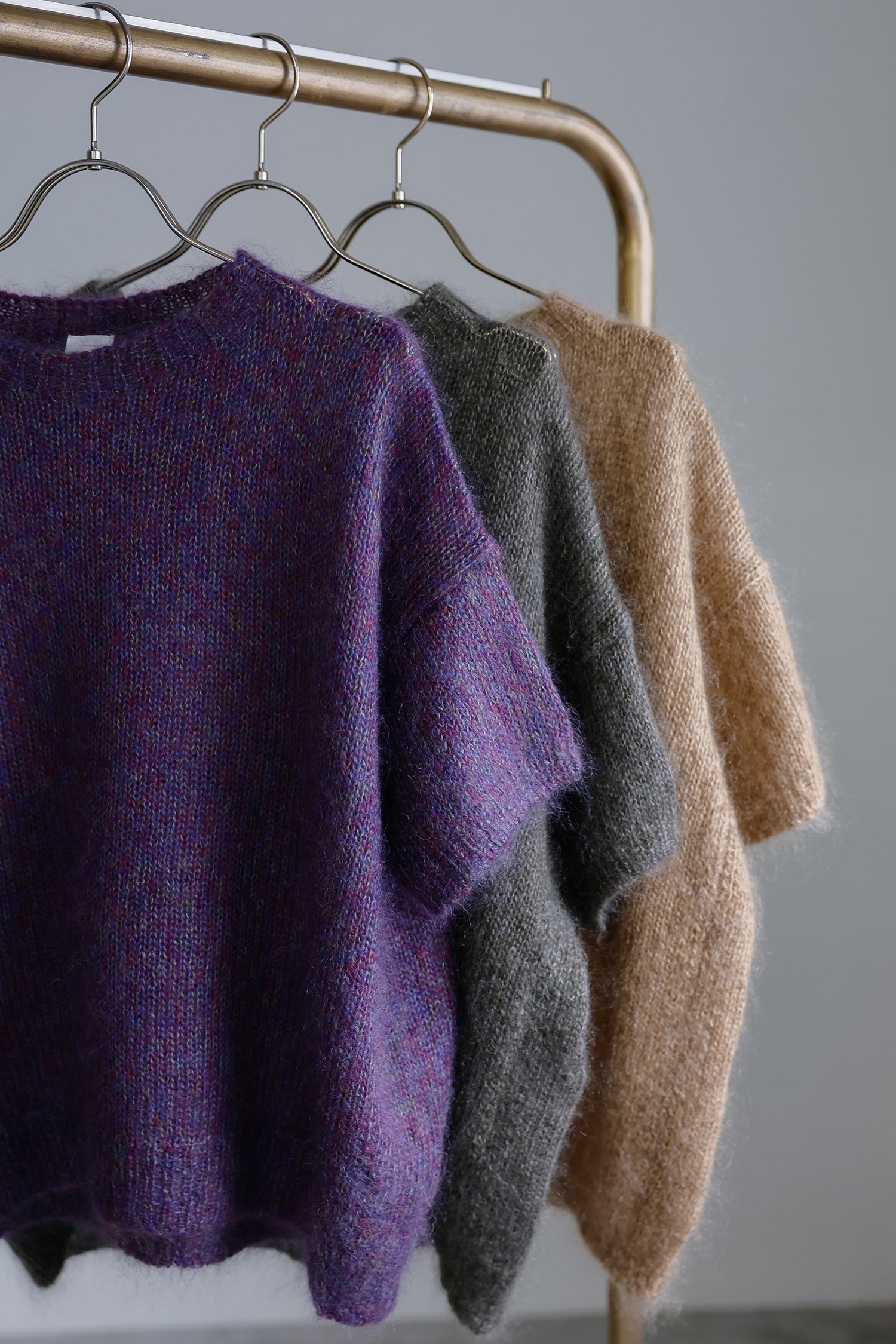 25AW Mohair silk half sleeve pullover /CT25313 – C.T.plage