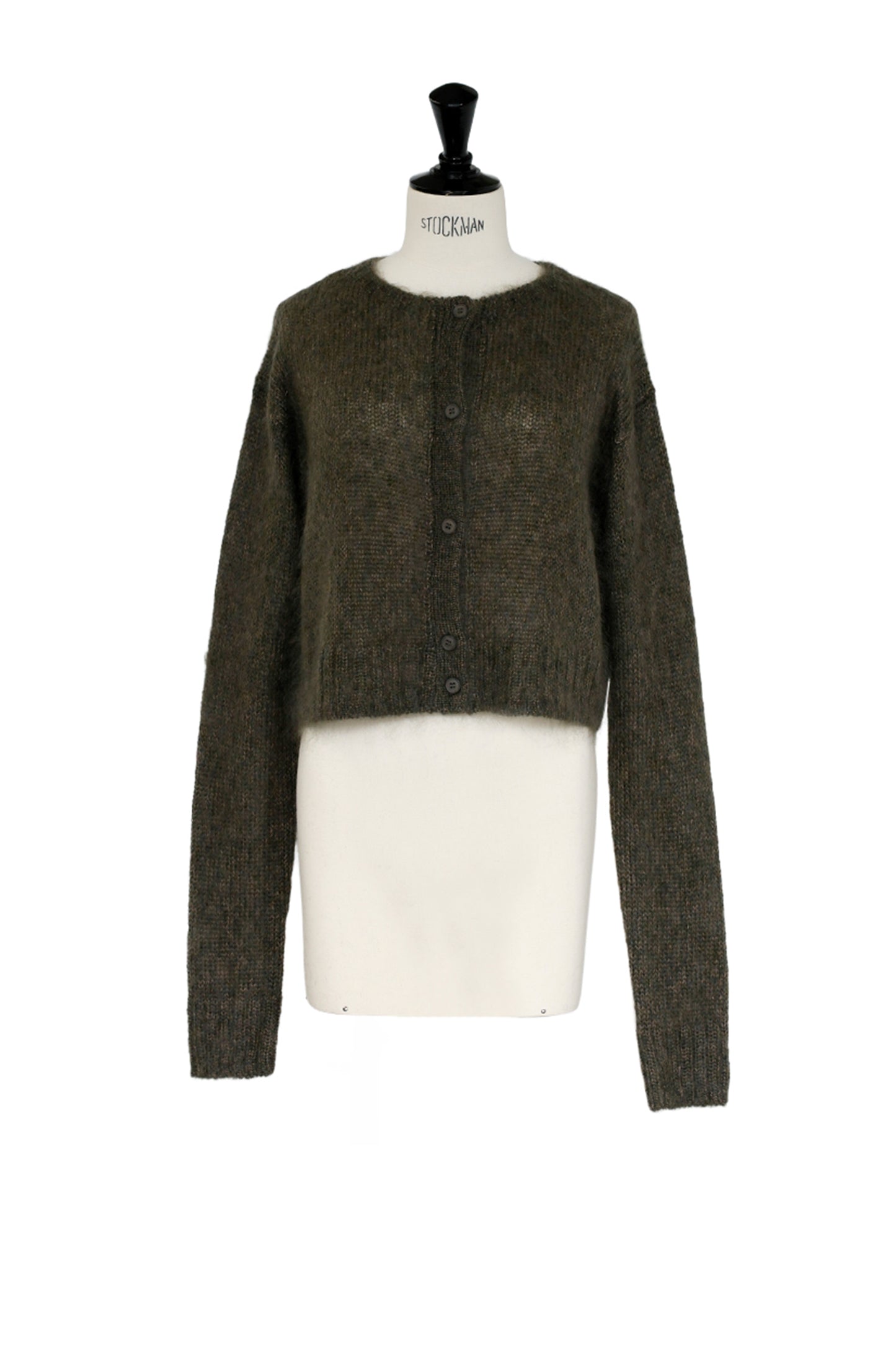 25AW Cardigan court en soie mohair /CT25314