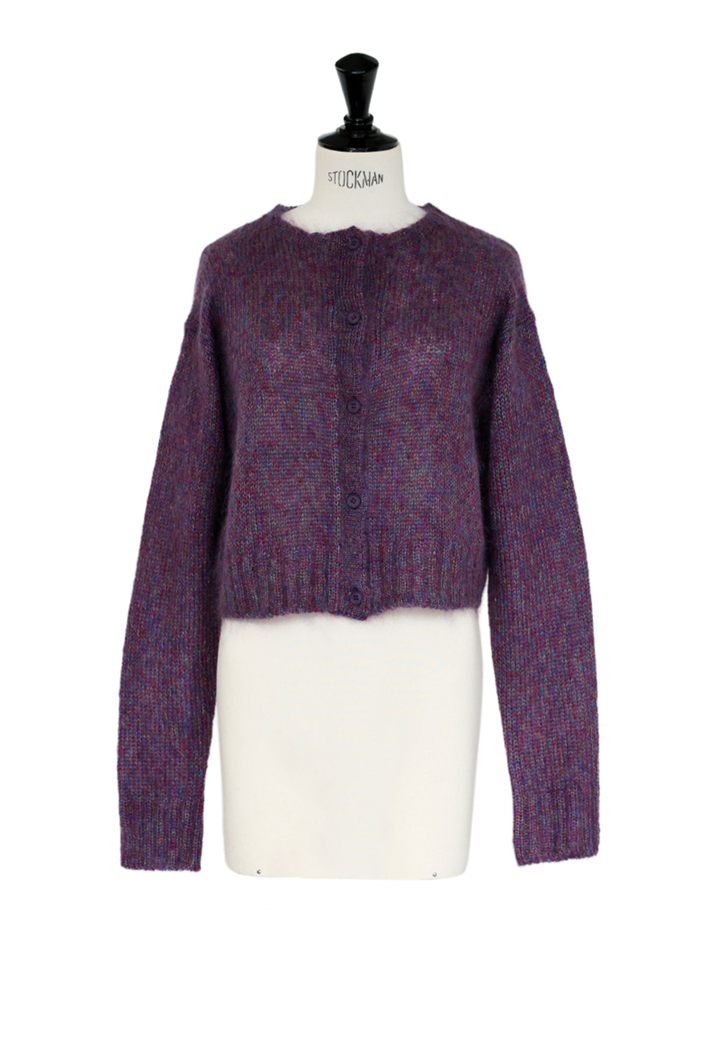 25AW Cardigan court en soie mohair /CT25314