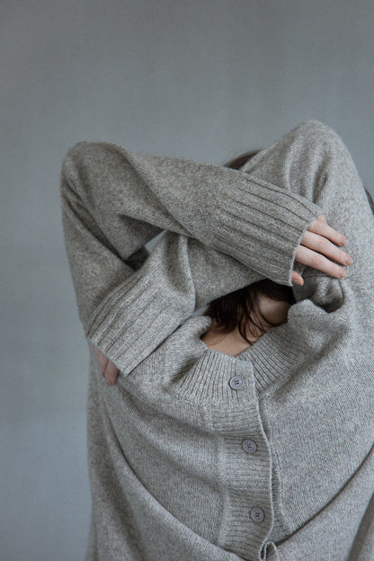 25AW Italy yak wool oversized 2way pullover /CT25317