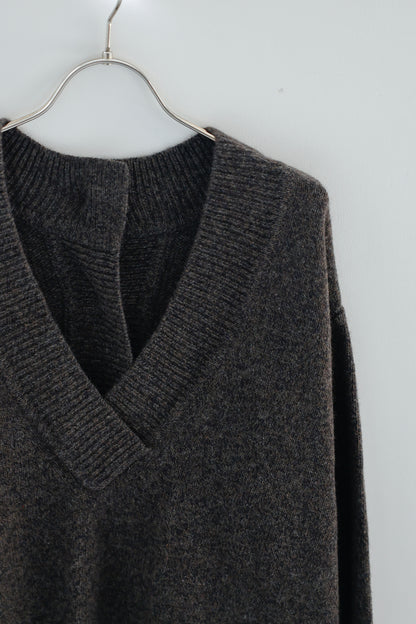 25AW Italy yak wool oversized 2way pullover /CT25317