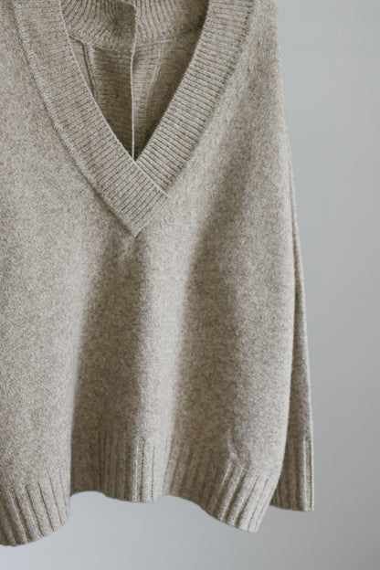 25AW Italy yak wool oversized 2way pullover /CT25317