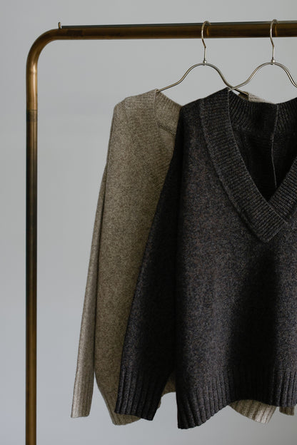 25AW Italy yak wool oversized 2way pullover /CT25317