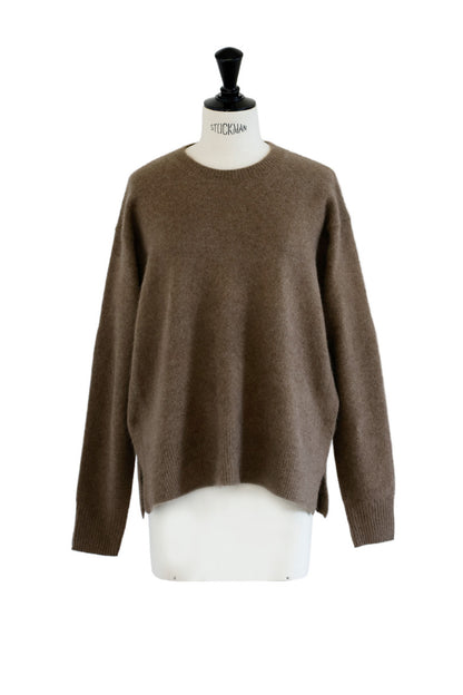 25AW Hamilton wool raccoon side button pullover /CT25320