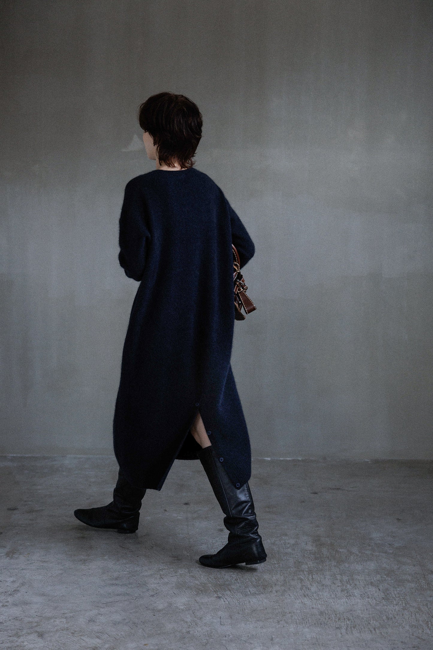 25AW Robe en laine Hamilton et raton laveur /CT25321