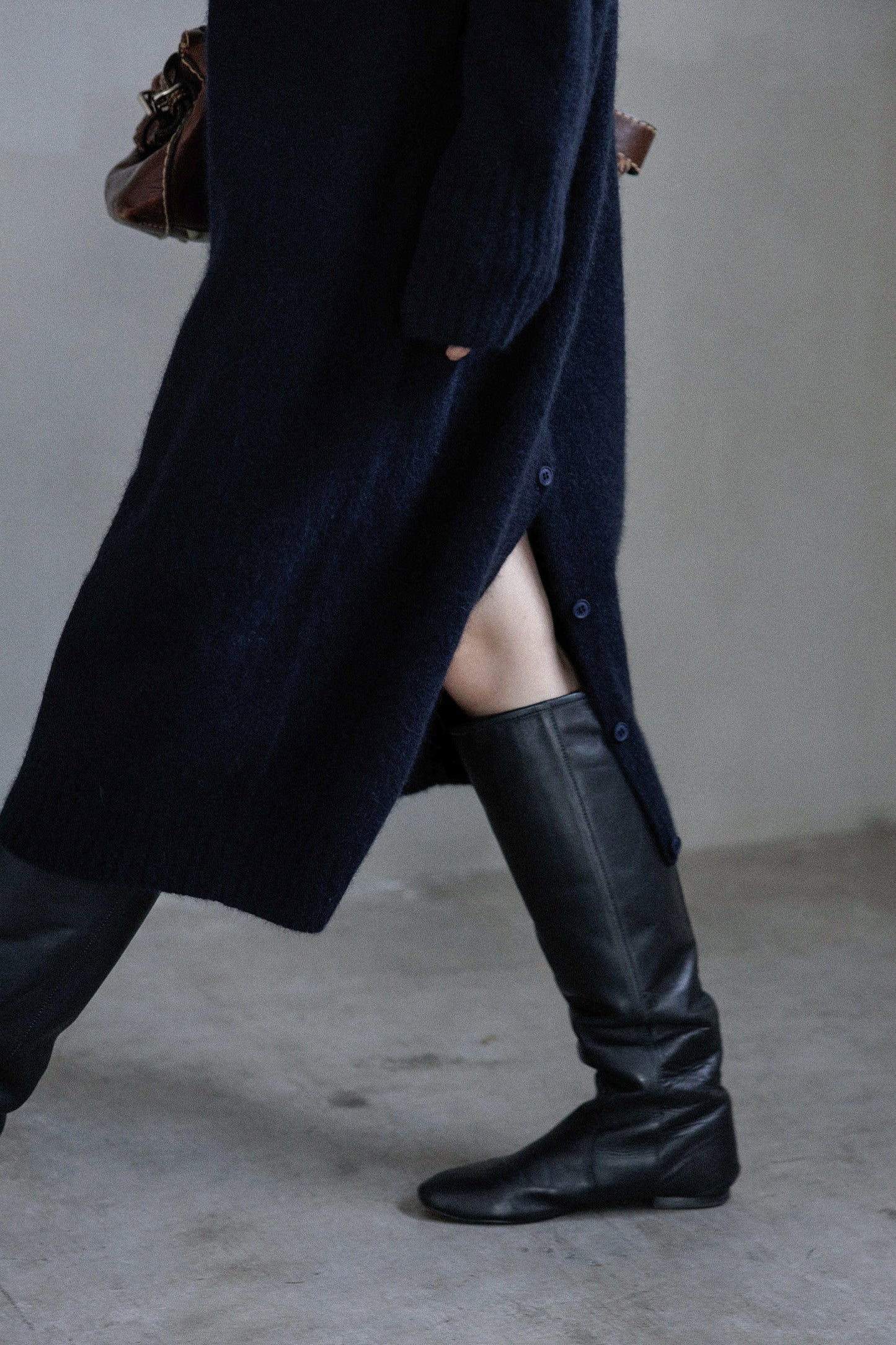 25AW Robe en laine Hamilton et raton laveur /CT25321