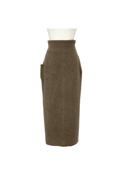 25AW Hamilton wool raccoon skirt /CT25323