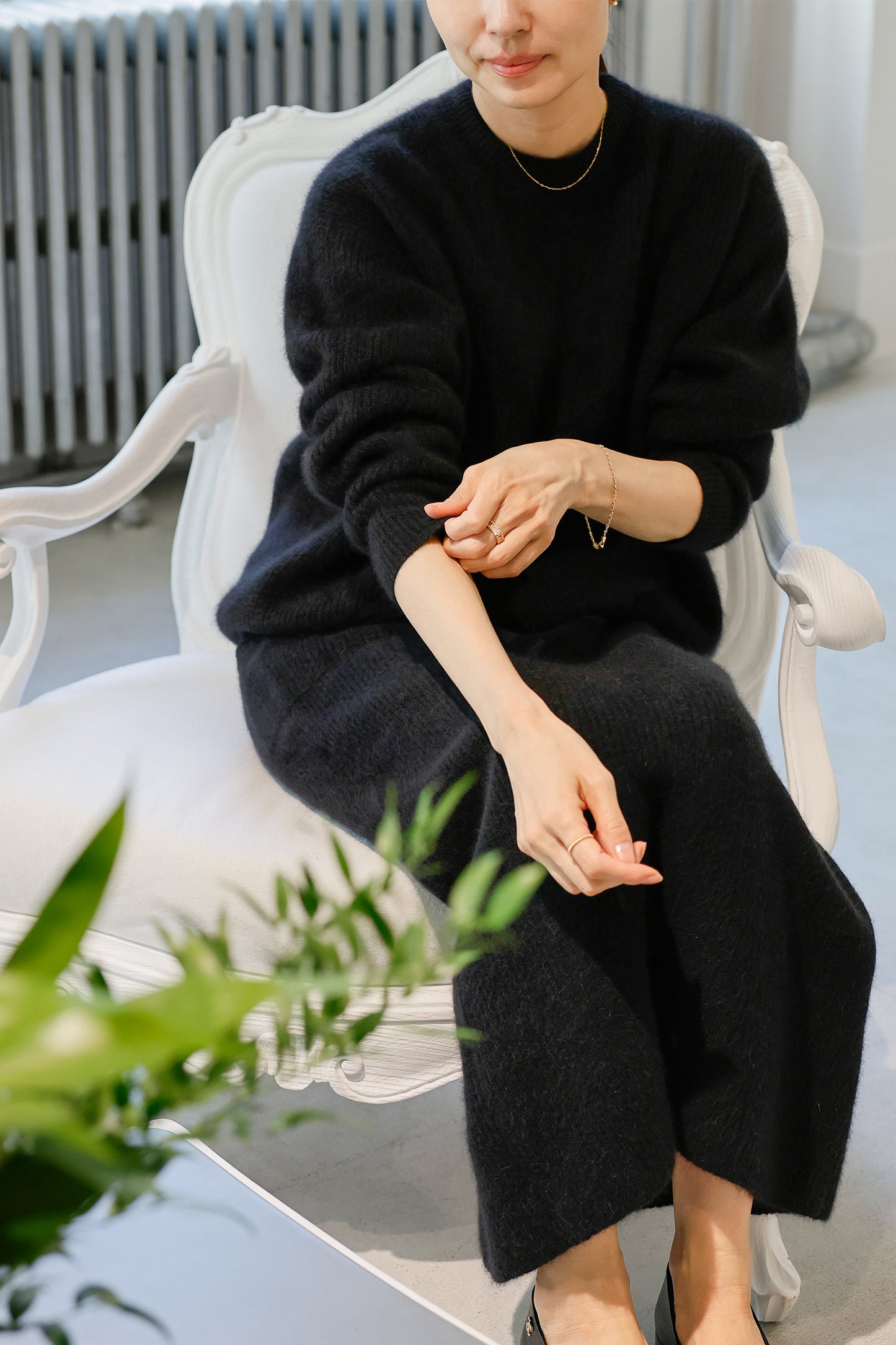 25AW Hamilton wool raccoon skirt /CT25323