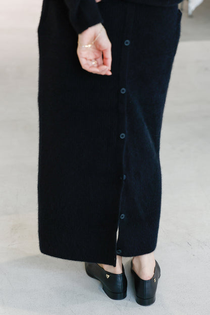 25AW Hamilton wool raccoon skirt /CT25323