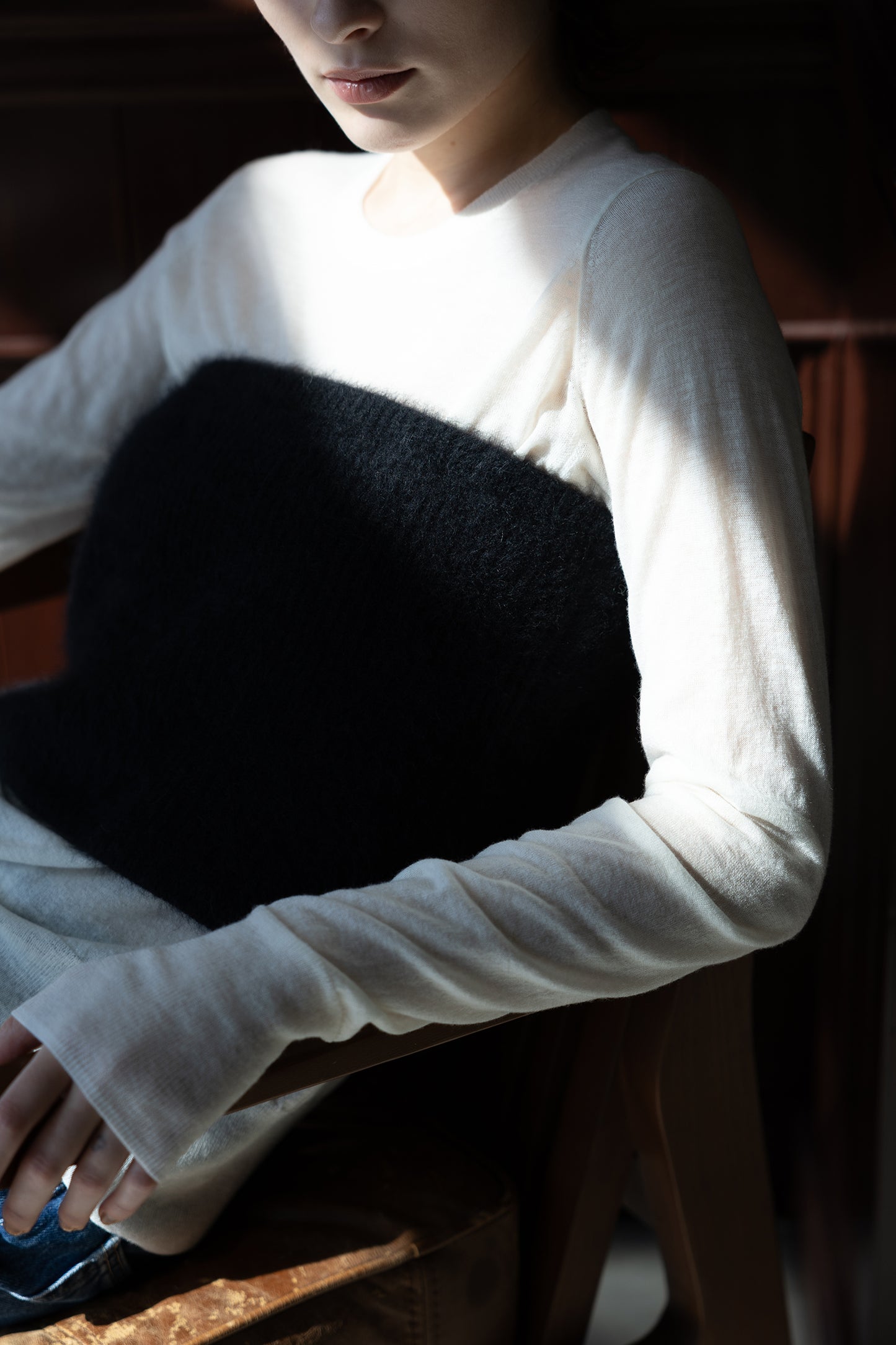 25AW raccoon fox bustier /CT25324