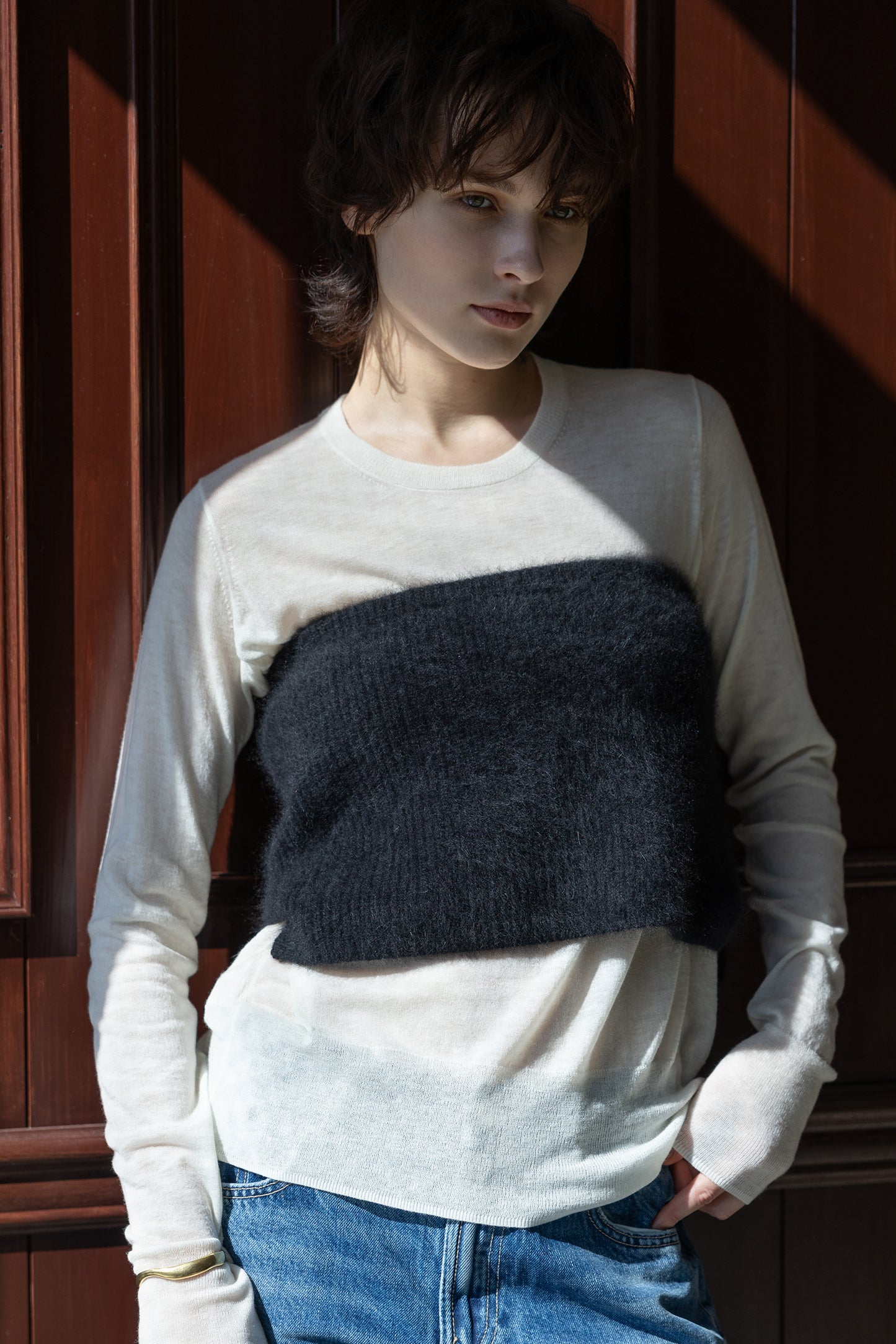 25AW raccoon fox bustier /CT25324