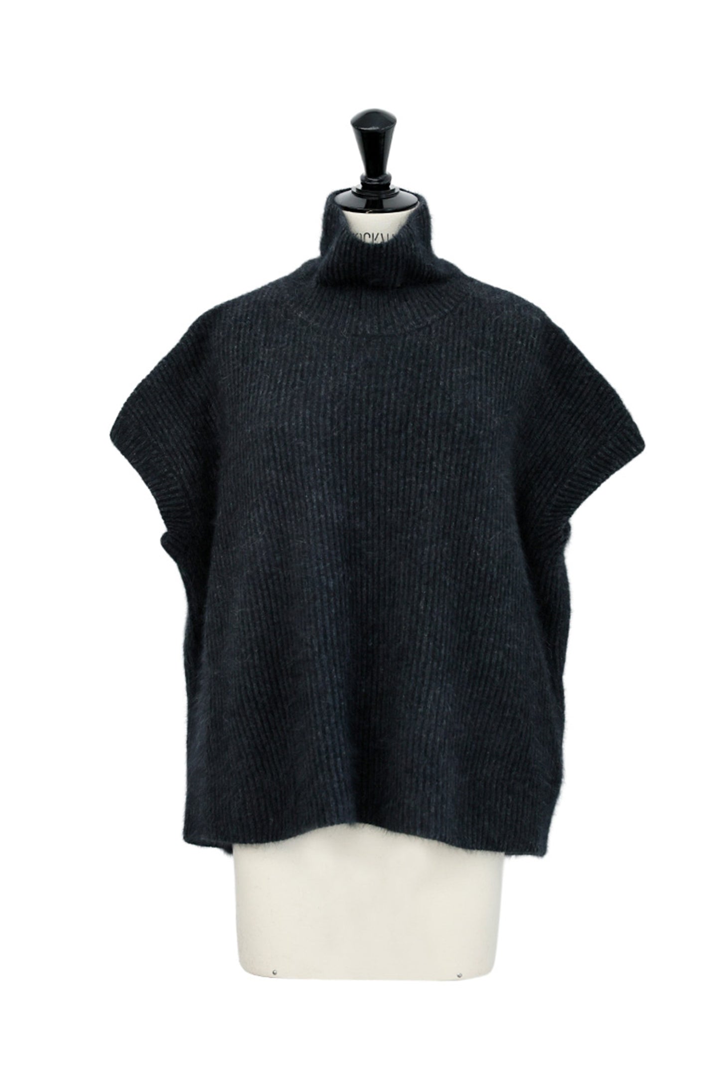 25AW Raccoon-fox turtleneck pullover with half sleeves /CT25326