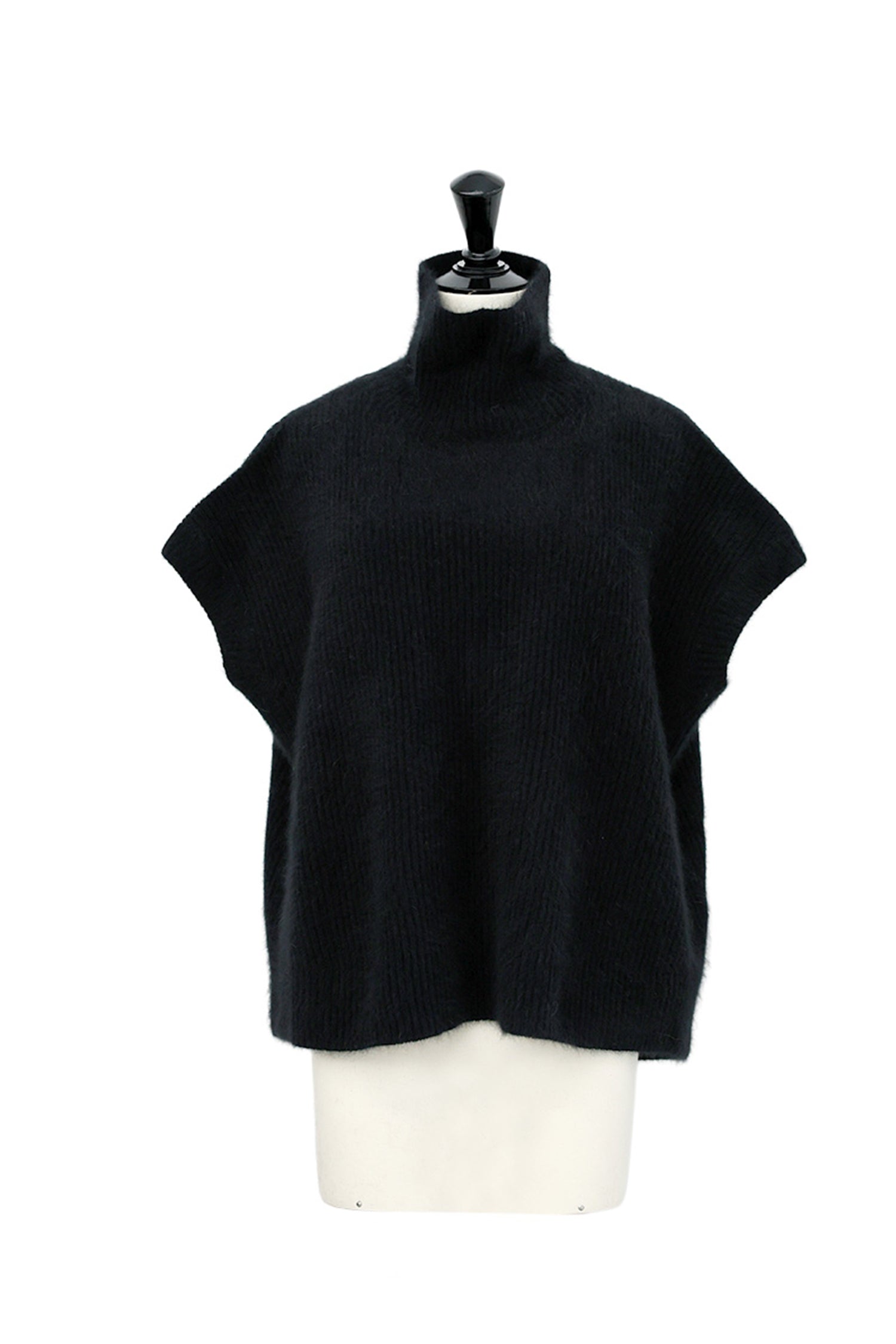 25AW Raccoon-fox turtleneck pullover with half sleeves /CT25326
