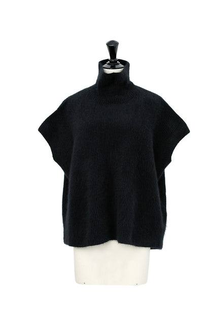 25AW Raccoon-fox turtleneck pullover with half sleeves /CT25326