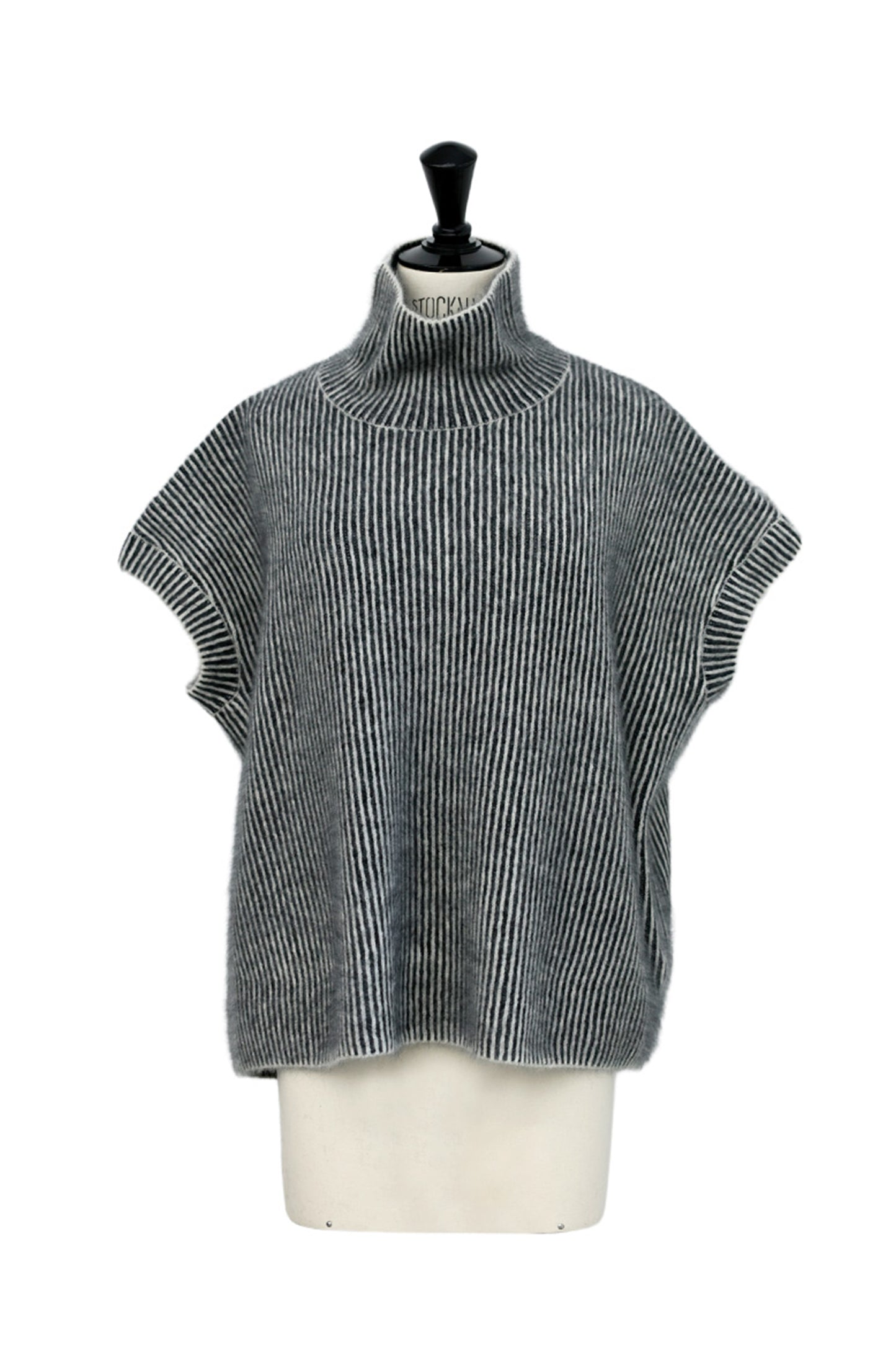25AW Raccoon-fox turtleneck pullover with half sleeves /CT25326