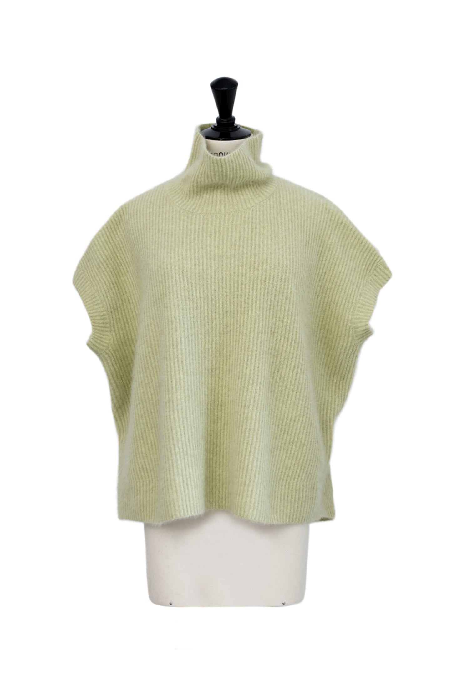 25AW Raccoon-fox turtleneck pullover with half sleeves /CT25326
