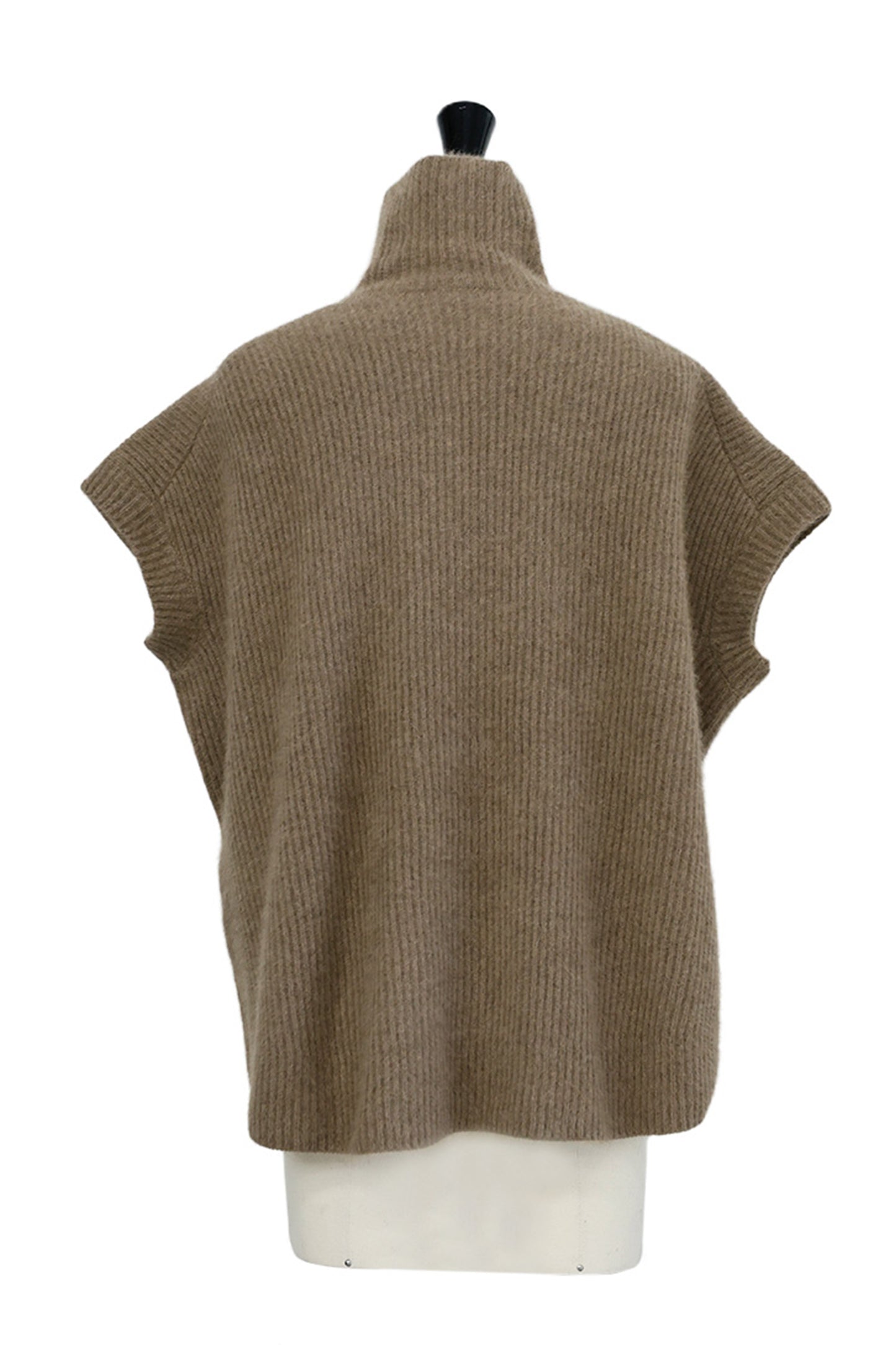 25AW Raccoon-fox turtleneck pullover with half sleeves /CT25326