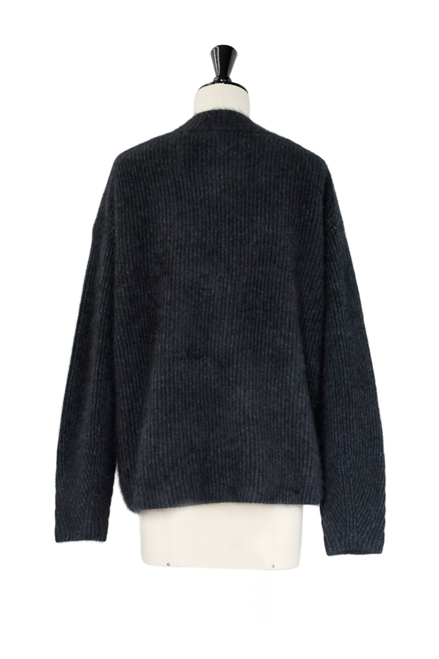 25AW Pull à col en V en raton laveur et renard /CT25327