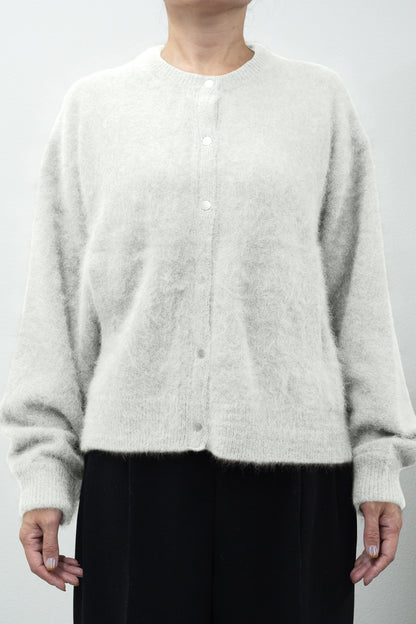 25AW Cardigan à boutons-pression en raton laveur /CT25330