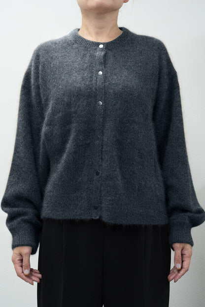 25AW Cardigan à boutons-pression en raton laveur /CT25330